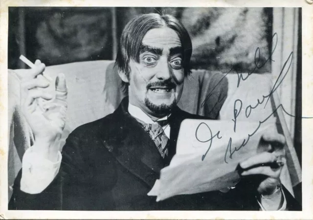 Dr. Paul Bearer Dick Bennick Creature Feature Horror Host Signed Autograph Photo