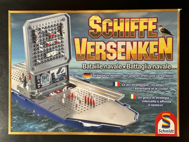 SCHIFFE VERSENKEN VON Schmidt vollständig Spiel Brettspiel TOP Zustand