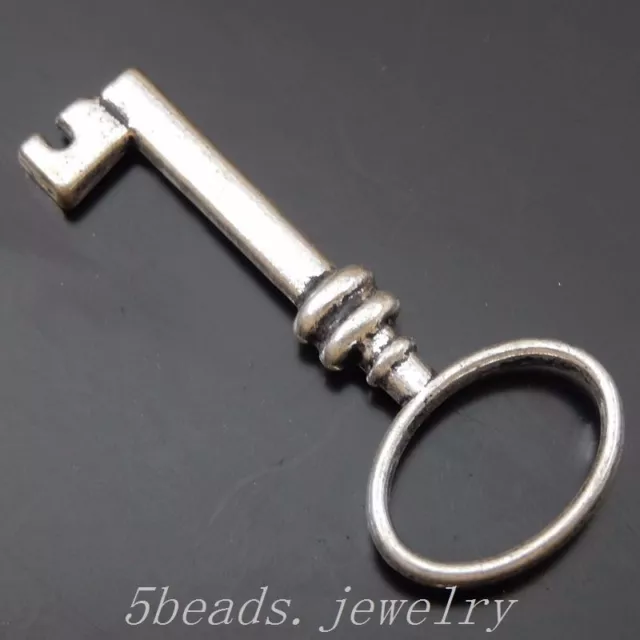 26 Stück Antike Silber Legierung Schlüssel Geformt Charme Anhänger Kunst 50119