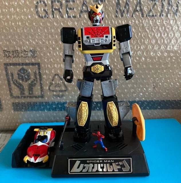 GX-33R Leopardon & Marveller Summon Set - Soul Of Chogokin Bandai Tamashii - Edizione Marvel 2020