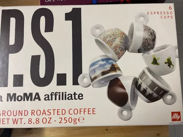 Illy Collection P.S.1 A MoMA Affiliate . 2001 Box con 6 Tazzine -  NUOVO