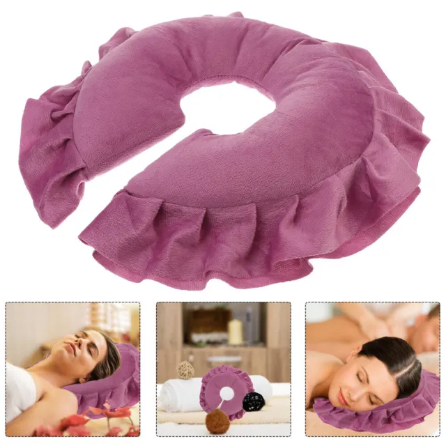 Cuscino viso a forma di U letto da massaggio letto viso cuscino viso cotone cuscino viso