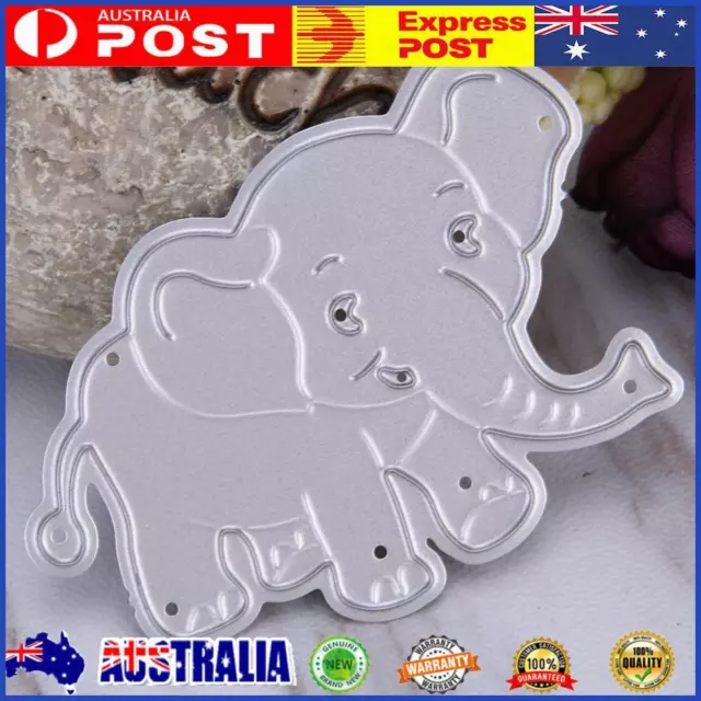 Elephant DIY Paper Cut Card Lovely Embossing Stencil for Greeting Card Making