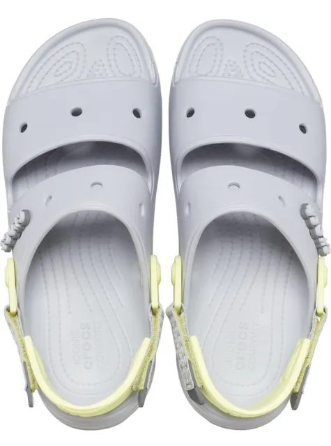 CROCS CLASSIC ALL Terrain Sandals Microchip Gray Green Color Men’s Size ...