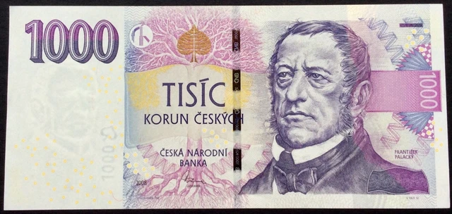 Czechia / Czech Republic 1000 Korun,2008,P-25,UNC