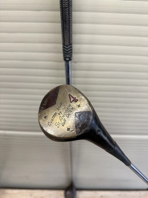 St Andrews Golf in the Making 英国製 1980年代 CUSTOM BUILT ST Andrews Golf Co Ltd Vintage 4 Wood/2 Wood Right