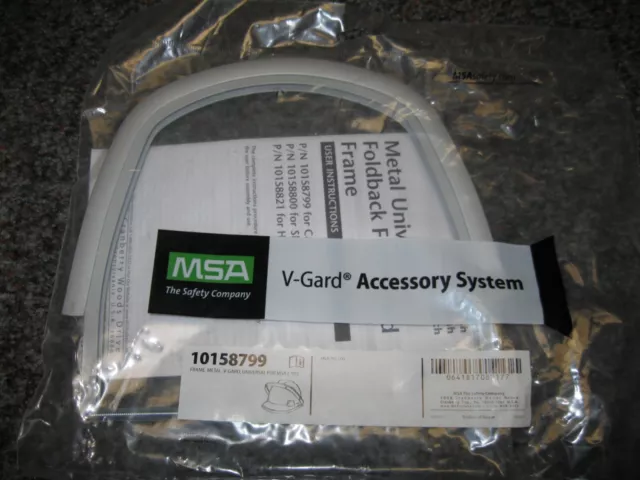 New MSA 10158799 V-GARD FRAME Metal Frame for MSA Caps