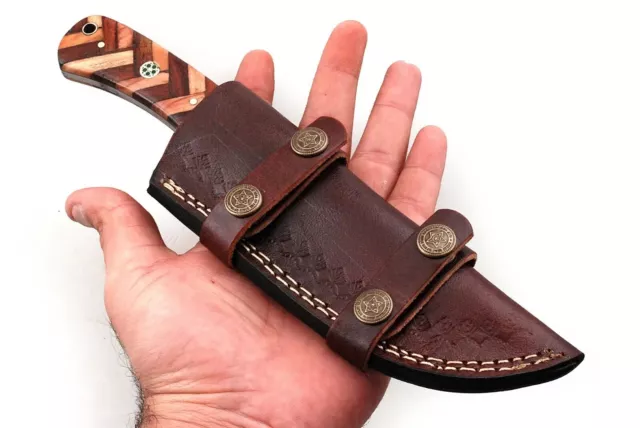 Custom Hand Made Pure Leather Sheath For Fixed Blade Knife