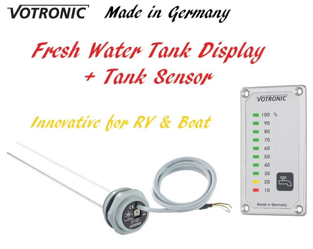 VOTRONIC FRESH WATER Tank Level Gauge Monitor Meter Sensor RV Camper Van Boat EUR 100,79