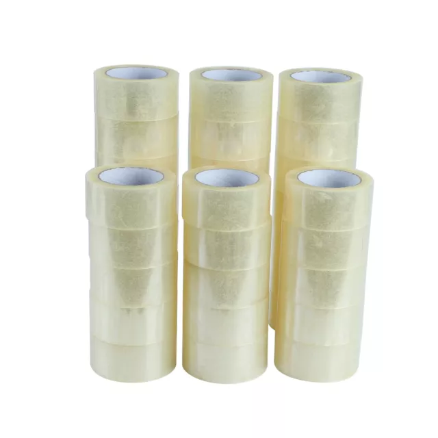 Packing Tape 36 Rolls 2" x 110 Yards (330' ft) Box Carton Sealing Clear 1.6 Mil