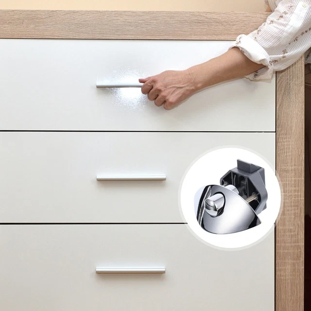 Blocchi maniglie per porte dell'armadio pressione serratura per cassetti camper