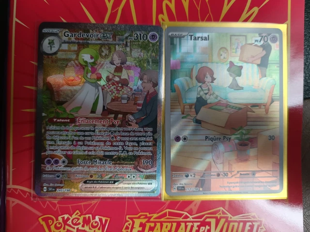 Pokemon Card Guard Ex and Tarsal SV1FR Scarlet/Purple New