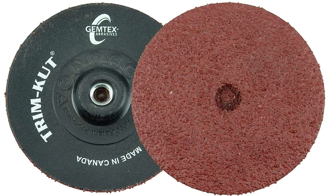 59300 Trim-Kut Grinding Disc, 3" Diameter, 36 Grit, 5/16" - 18 Hub (Pack of 25)