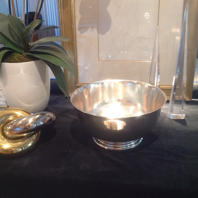 Huge Cartier Sterling Silver Revere Bowl 2 721.55 grams of silver  (6 lbs)