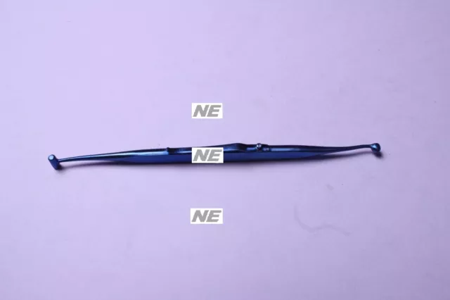 Titanium Double Ended Scleral Depressor With Pocket Clip Ophthalmic Instruments