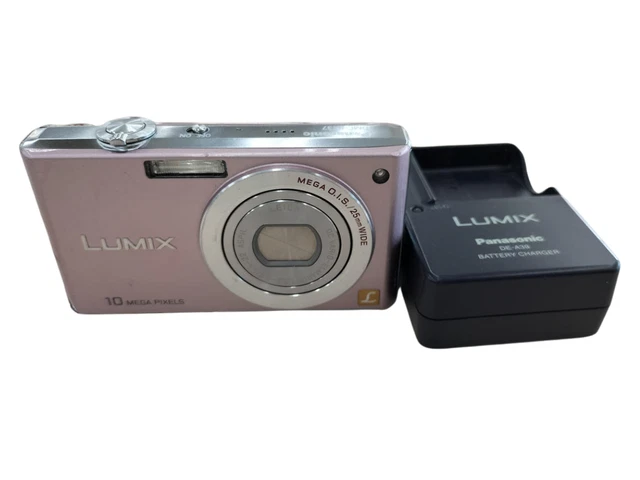 PANASONIC LUMIX DMC-FX37 Pink 10.1MP Compact Digital Camera