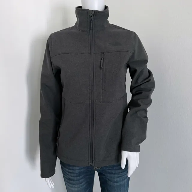 THE NORTH FACE Women's Apex Bionic Jacket Size XS Gray Heather WindWall ...