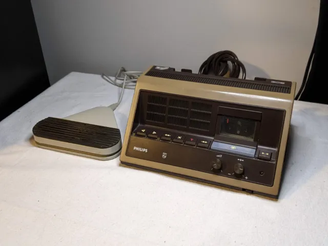 Philips LFH 0302 Mini Cassette Transciption Transcriber Dictation Machine