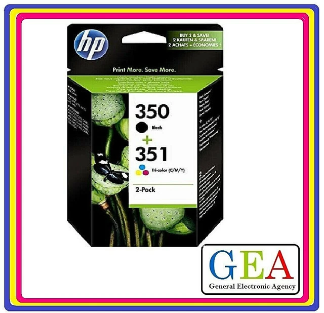 HP350 HP351, cartucce ORIGINALI per HP Deskjet, Photosmart