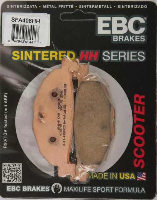 EBC SFA408HH Double-H Series Sintered Scooter Brake Pads