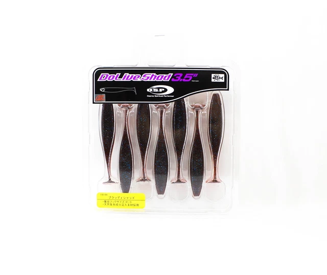 Lot De 5 Leurres Souples OSP Dolive Shad 4.5 Pouces - Couleur TW-142, Neuf