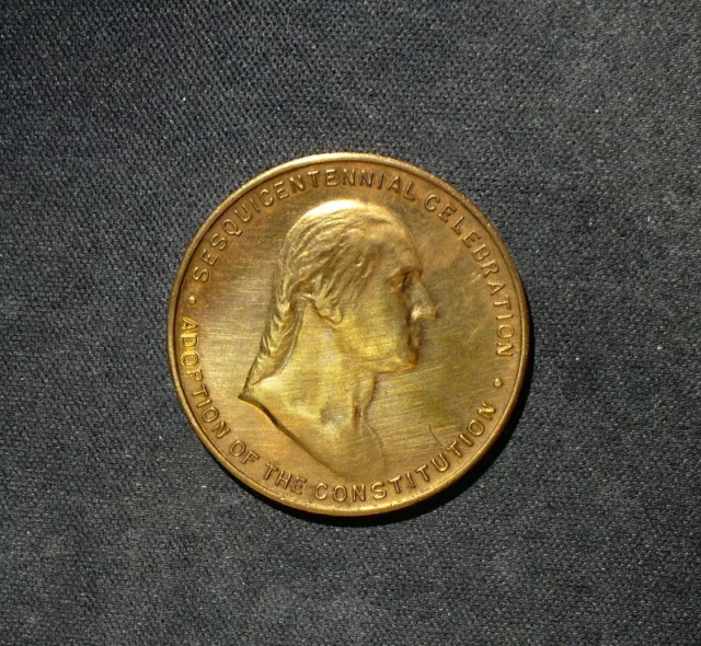 George Washington Sesquicentennial of Constitution Medal