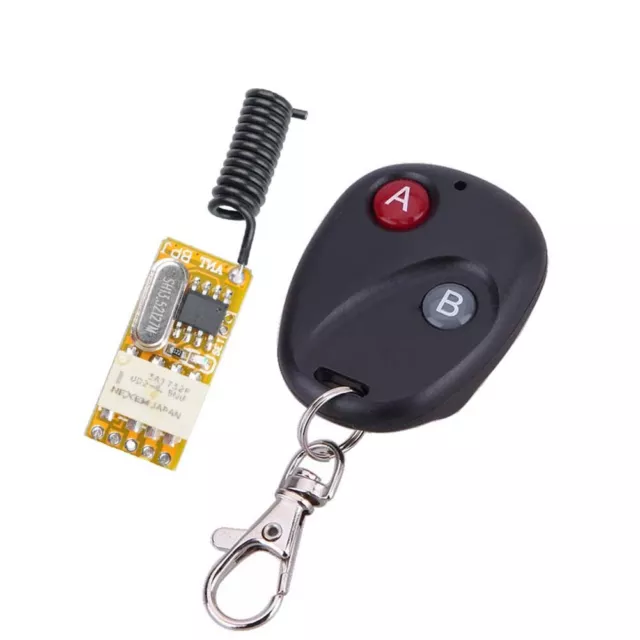 DC 12V relay 433MHz wireless RF Remote Control Switch Transmitter + Receiver AV