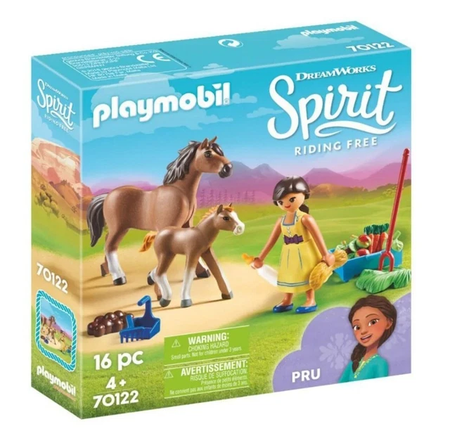 SPIRIT RIDING FREE Horse & Foal with Pru Figure 70122 Playmobil Age 4 ...