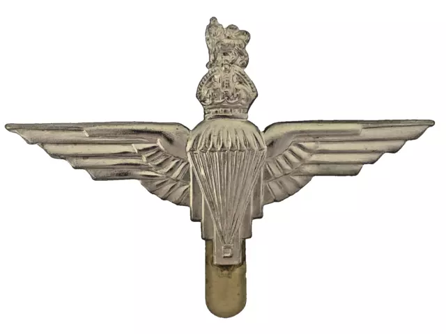 British Army Parachute Regiment Metal Beret or cap Badge Kings Crown WW2 Model
