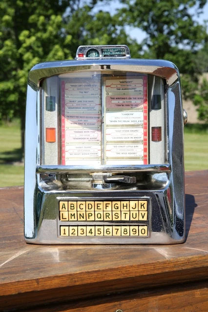 Vintage Seeburg Jukebox Wall-O-Matic Diner Coin Op Wall Box tabletop machine