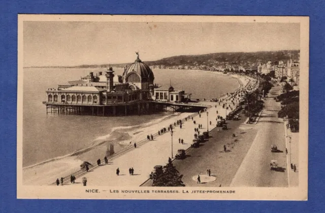 Fd * CPA / Postcard: Nice -> Les Nouvelles Terrasses la Jetée-Promenade