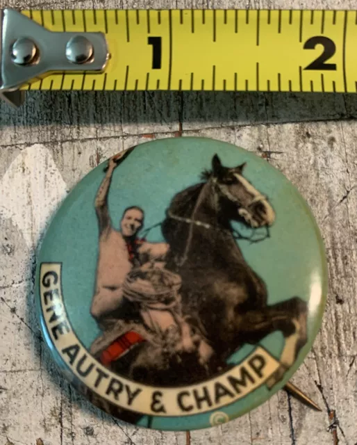 GENE AUTRY AND Champ Pinback $9.99 - PicClick