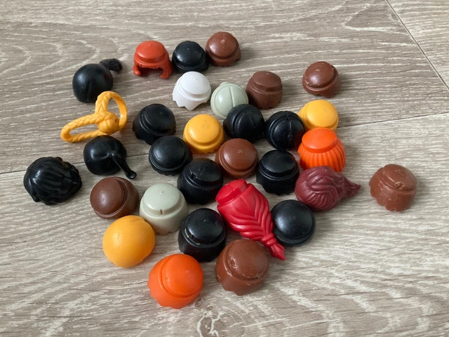 PLAYMOBIL LOT DE 30 Peruque De Cheveux Homme Femme Personnages Blond