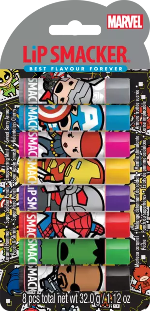 Lip Smacker Marvel Lip Balm Party Pack of 8