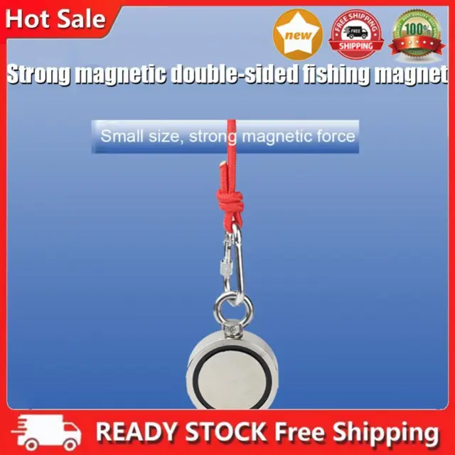 Magnetic Fishing Kit Double Sided Fishing Kit+20M Rope Deep Sea Fishing Underwater