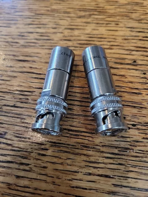 2 Each Trompeter TNG1-1-78  TNC Termination TRB Jack  78 Ohms