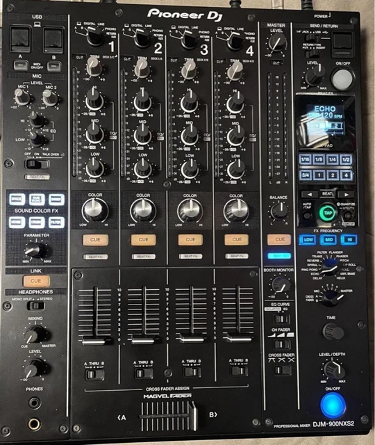 Pioneer DJM-900NXS2 4-Channel Professional DJ Mixer