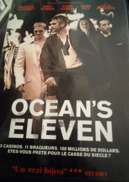 DVD OCEAN'S ELEVEN 11 (Brad Pitt George Clooney Matt Damon Andy Garcia Julia