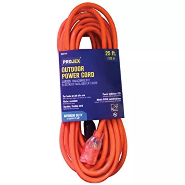 Cord Extn 14/3sjtw25'Org