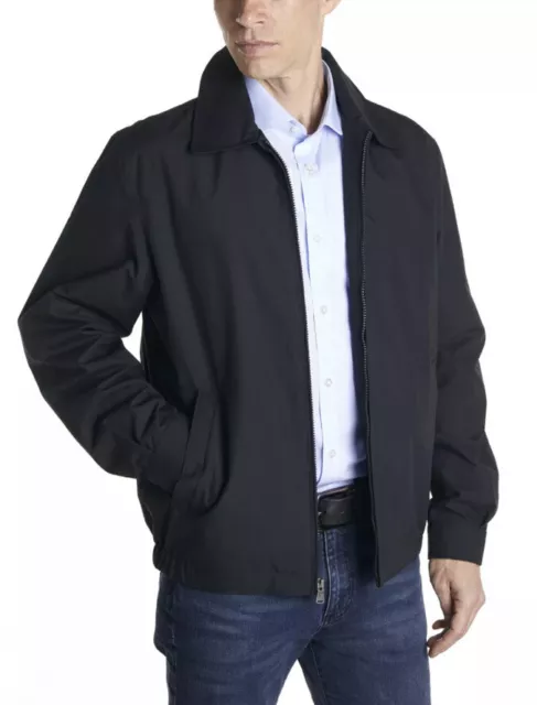 Perry Ellis Men's Classic Golf Jacket Black Size Medium NWT!