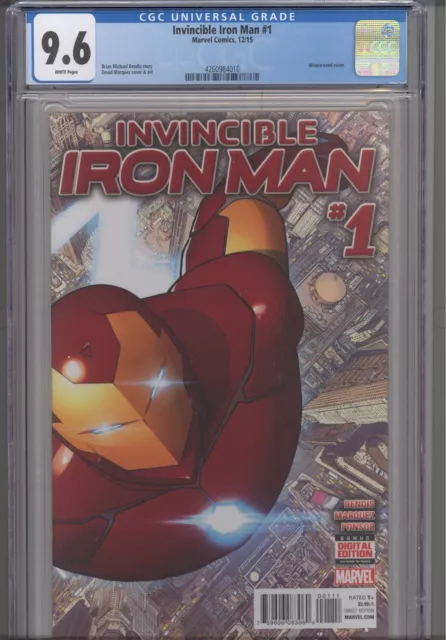 Invincible Iron Man #1 CGC 9.6 2015 Marvel Comics