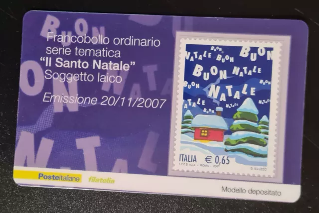 Italia 2007 Tessera Filatelica - Il Santo Natale