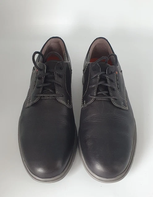 CLARKS UN BIZELY Lane Unbizely Dark Brown Leather Shoes UK11 EU46 US12 68.00 PicClick UK