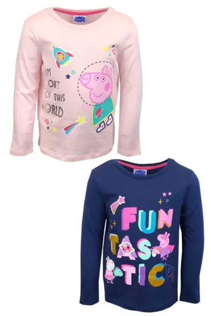new girls Peppa pig long sleeved top/t-shirt.2-3yrs