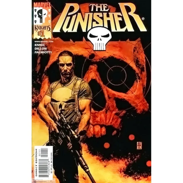 The Punisher 1 1st Issue Marvel Knights Comic VG/VFN 1 4 0 2000 (Lot 3814 US