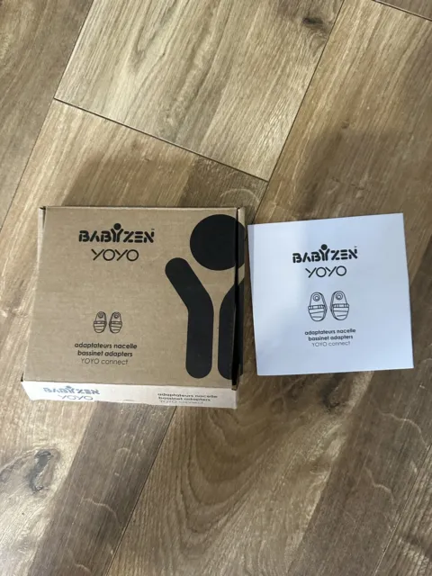 New Babyzen Yoyo  Connect Bassinet Adapters - Black Boxed Unused