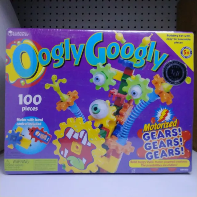 Oogly Googly Motorized Gears Building Toy Set LER 9177 Motorized 100 Pieces NIB