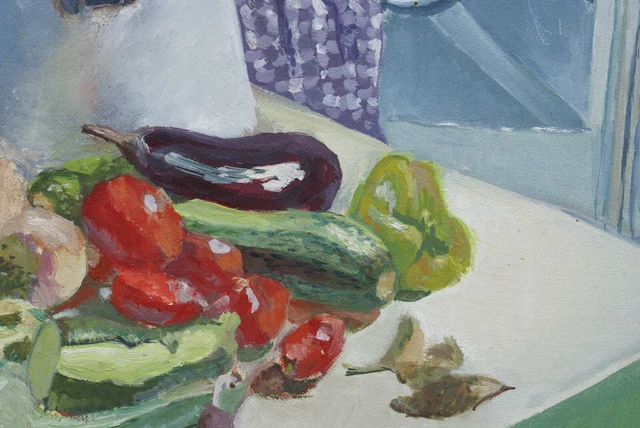 Le souper Huile sur toile XXeme non signe 3