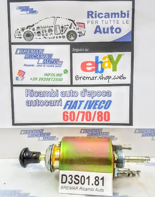 Commutatore Avviamento A Leva Preriscaldamento Trattore Fiat 640 Riferimento Originale 5118444 - Foto 2