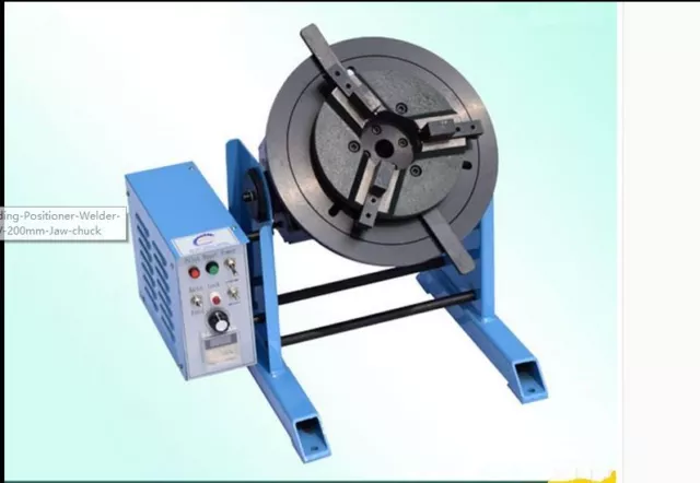 50KG Duty Welding Positioner Turntable Timing with 200mm Chuck 220V /110V n